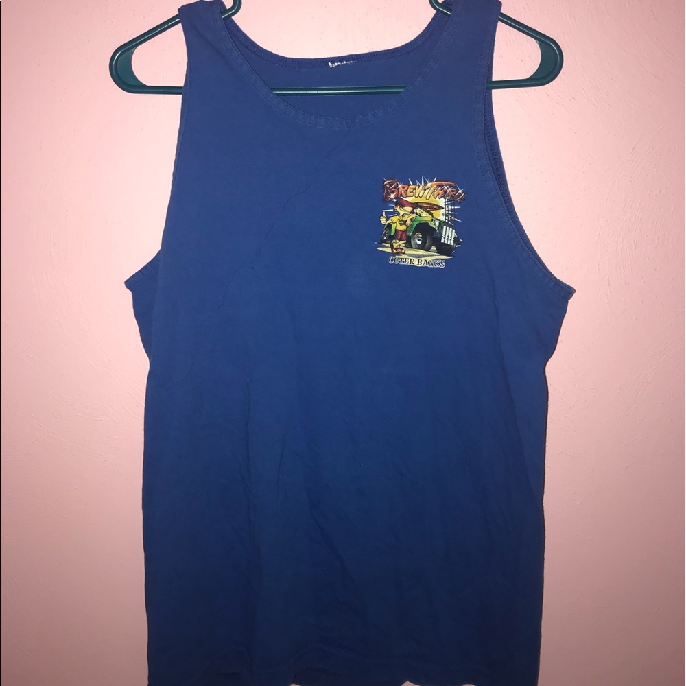 Brew Thru Men’s Tanktop